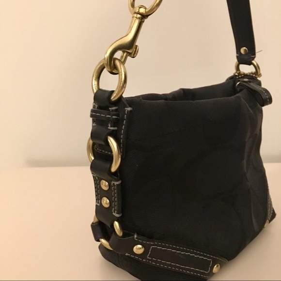 Coach Bags Coach Black Handbag With Gold Hardware Poshmark